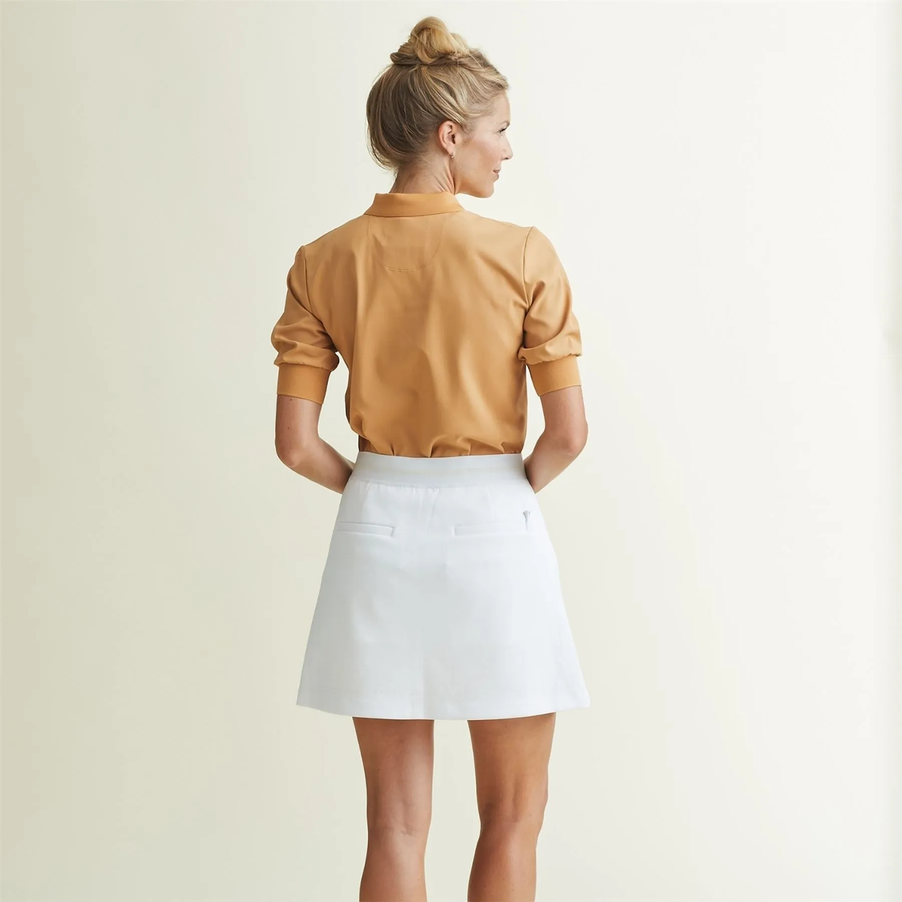 Womens Rita Skort White Cream - AW24